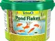 Tetra Pond Flakes 10 L Mangime per Pesci in Fiocchi, Ottimale per Pesci Giovani e di Picco...