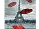AYSUNJIE Puzzles 1000 Pezzi Adulto Puzzle di Legno Bambini-Torre Eiffel Parigi-Regalo per...