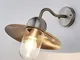 Applique da esterni 'Femi' (Moderno) colore Grigio, in Acciaio Inox (1 luce, E27) di Lindb...