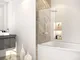 Schulte parete doccia per vasca da bagno 70 x 120 cm, 5 mm vetro di sicurezza trasparente,...
