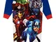 Marvel Pigiama a Tuta Intera per Ragazzi Avengers Blu 9-10 Anni