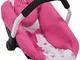 Bayer CHIC 2000 708 89 - Seggiolino per Bambole, Motivo: Pony & Princess, Colore: Rosa