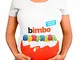 T-Shirt Maglia Premaman Bimbo Bimba Sorpresa, Idea Regalo per Futura Mamma, Manica Corta (...