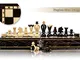 Great KINGDOM 35 cm / 13,8 pollici Set di scacchi in legno fatti a mano con dama / dama /...