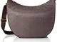 Borbonese Luna Bag Medium, Borsa a tracolla Donna, Marrone (Tundra/Testa Moro), 35x38x15 c...
