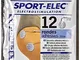 Sport-Elec 12EA50 Elettrodi per Elettrostimolatore, Bianco