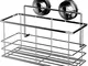 RIDDER 12010300 ripiano Doccia con Porta Ventosa, Acciaio Inox, Cromato, 25,5 x 9,8 x 20,8...