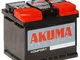 AKUMA 7903520 KOMFORT + Batteria Auto by FIAMM, Polo Positivo a Destra, L155, 12V, 55Ah, 4...