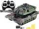 Kikioo Carri armati militari di battaglia principale di 2.4GHz RC Carro armato di Panzer d...