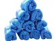 100 pacchi (50 paia) copriscarpe monouso CPE copriscarpe impermeabili medicali copriscarpe...