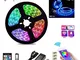 EMC Italy Striscia LED RGB 5M | 300 LED Smart Strip 5050SMD WiFi | Compatibile con Amazon...