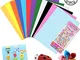 Cartoncini Colorati A4,DIY Cartoncini di Carta 12 Colori 60 Fogli 230GSM,Colorata Carta, F...