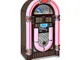 Majestic JB 3710N TT CD USB SD - Juke box con giradischi 33/45/78 giri, lettore CD/Mp3, Ra...