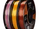 ERYONE PLA Filament 1.75mm Silk Gold/Copper/Mini Rainbow, Silky Shiny Filament PLA 1.75mm,...