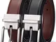 BULLIANT Cintura Uomo, Cintura Reversibile di Pelle 31mm Confezione Regalo,Dimensioni Rego...