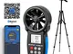 HOLDPEAK Anemometro Digitale Misuratore HP-866B-APP Velocità del Vento con connessione Blu...