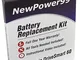Kit batteria di ricambio per Garmin DriveSmart 60 con video di installazione, strumenti e...