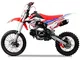 Pitbike RF Sport Motocicletta Da Motocross 125Cc Lem Motor 17/14 Bianco/Rosso