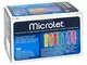 Microlet colorate, 100 pezzi