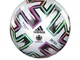 Adidas UNIFO Lge J350, Pallone da Calcio Bambino, White/Black/Signal Green/Bright Cyan, 5