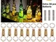 Luci per Bottiglia con Batteria, 18 pezzi 2M 20 LEDS Lampada a fili di Rame Fatata Decorat...