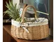 Storage Fruit Bread Basket Tessuti a Mano Cesta Regalo, Regalo del Cestino di immagazzinag...