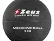 Zeus Palla Medica 1-2-3-4-5 kg Palestra Allenamento Fitness Body Building (5 kg.)