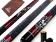 CUESOUL Rockin Serie 57 "21 oz Maple Pool Cue Stick Set con Joint Protector/Albero Protect...