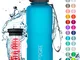 720°DGREE Bottiglia d'Acqua “uberBottle“ - 1500ml +Infusore, Tritan Senza-BPA, Prova di Pe...