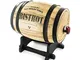 Bistrot KV7166 Distributore di Vino, botte legno, 27 x 21 x 26 cm, 5 L, Modelli / Colori a...