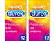 Durex - Preservativi Pleasure Me (2 x 12 pezzi)