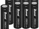 Batterie Ricaricabili AA ad Alta Capacità 2800mAh, Bonai Pile Ricaricabili Stilo AA 1,2V N...