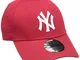 New Era 39Thirty League Basic Neyyan, Berretto Uomo, Scarlet/Bianco, LXL