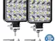 Faro da Lavoro, LTPAG 96W 5600lm Faretto Faro - Flood Luci da Lavoro a led - Proiettore Fe...