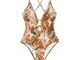 ZAFUL Bikini Donna Costumi da Bagno Imbottiti Bechwear in Costume da Bagno Foreale Vintage...