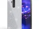 NALIA Custodia in Silicone compatibile con Huawei Mate20 Lite, Glitter Gel Copertura Prote...
