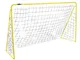 Kickmaster Porta da Calcio da 2,1 m per Bambini Uomo, Giallo, 2 m