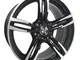 F942 BD 1 CERCHIO IN LEGA modello M4 7,5J 17 5X120 ET34 72,6 PER BMW SERIE 1 3 E46 E90 92...