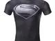 Cody Lundin Maschile Compressione di Super Eroe Fitness t-Shirt Uomo Jogging Movimento ges...