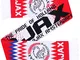 AFC Ajax Amsterdam Crest Football Fans Sciarpa (100% acrilico)