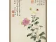 TTJX Arte Vintage in Stile Cinese Meilan in bambù e Lettere Stampa su Tela Poster per Pitt...