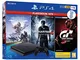 Sony PS4 1TB + Horizon Zero Dawn + Uncharted 4 + GT Sportt HITS Nero 1000 GB Wi-Fi