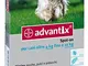Advantix - Spot On per cani oltre 4 Kg fino a 10 Kg, 4 pipette da 1.0 ml, Antiparassitario...