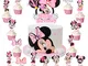Minnie Cake Topper, Decorazioni Torte Mouse Cake Topper, Minnie Decorazioni Torta Complean...