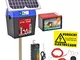 VOSS.farming Set: Elettrificatore Extra Power 9V Solar con Pannello Solare ed Accessori