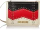 Love Moschino Donna, Borsa a Spalla, Pre Collezione Autunno Inverno 2021, Bianco, Taglia U...