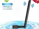 Adattatore Antenna WiFi USB, yotame Wireless Chiavetta con Dual Band Staccabile 5dBi Anten...