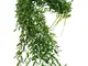 MZMing 5 Pezzi Foglie di Edera di Seta Artificiale Ghirlanda Fake Hanging Vine Plant for C...