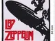 SigitasTrading LED Zeppelin Mothership White Distintivo Ricamato Applicazioni Il Ferro sul...