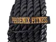 Phoenix Fitness RY1096 Muscle Battle Rope, Esercizio di rafforzamento della forza e dimagr...